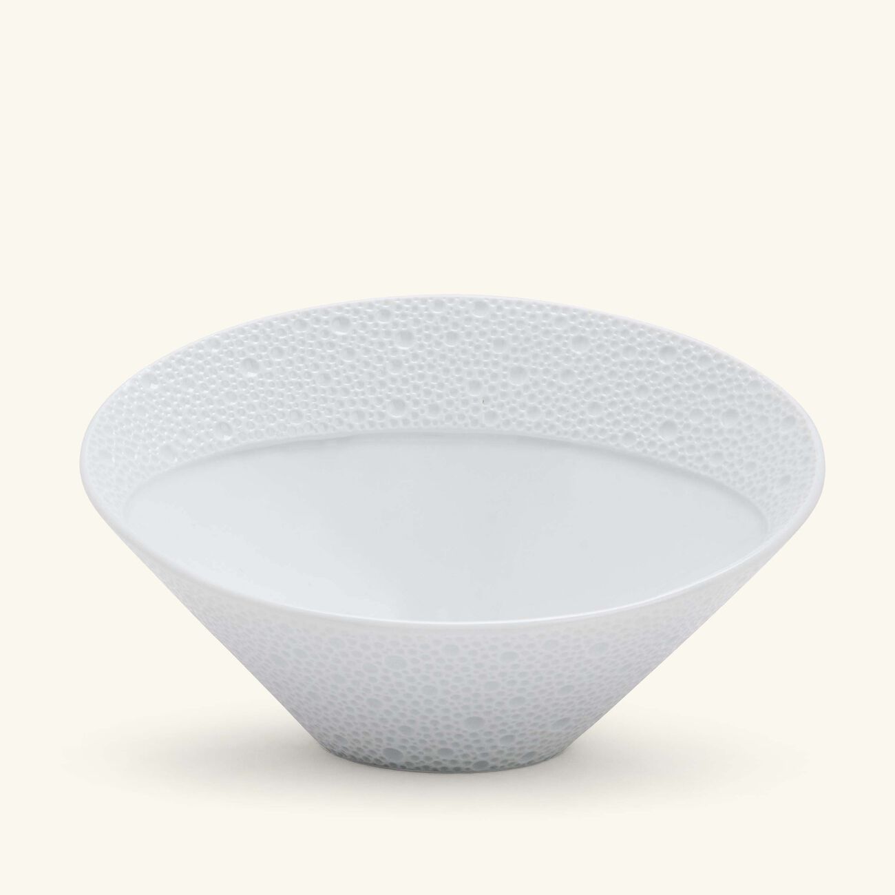 bernardaud ecume salad bowl white