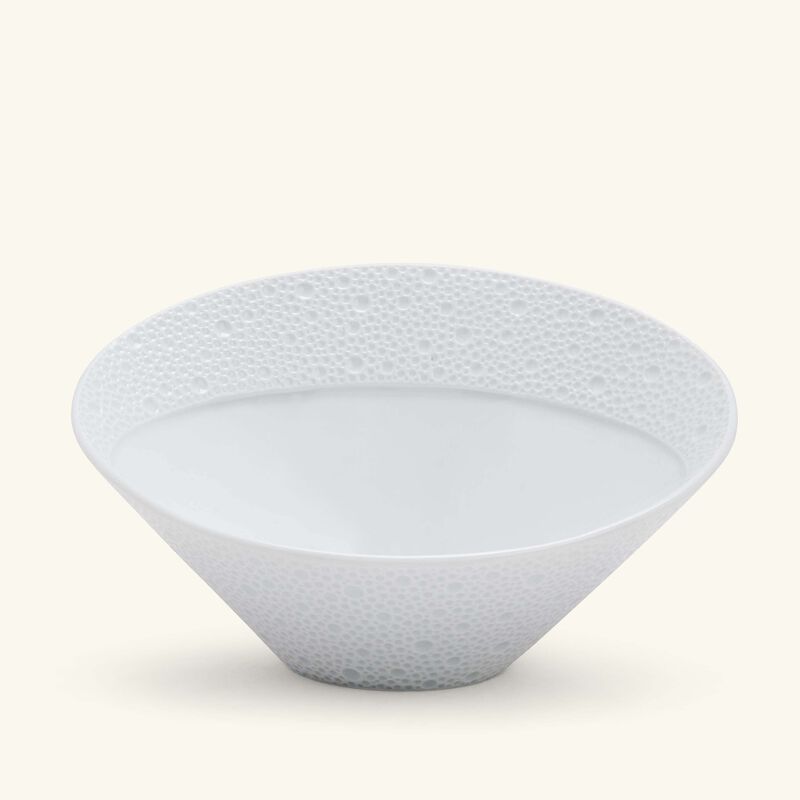 bernardaud ecume salad bowl white