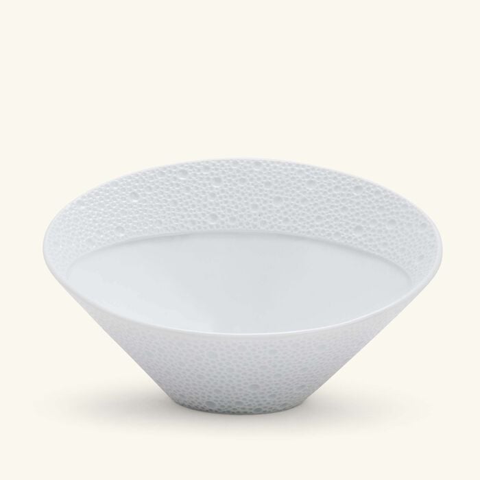 Ecume Salad Bowl White bernardaud ecume salad bowl white