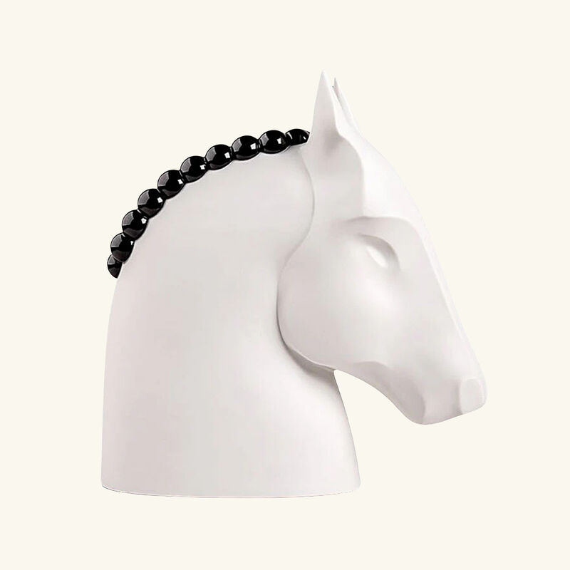 Horse Vase Medium White lladro horse vase medium white