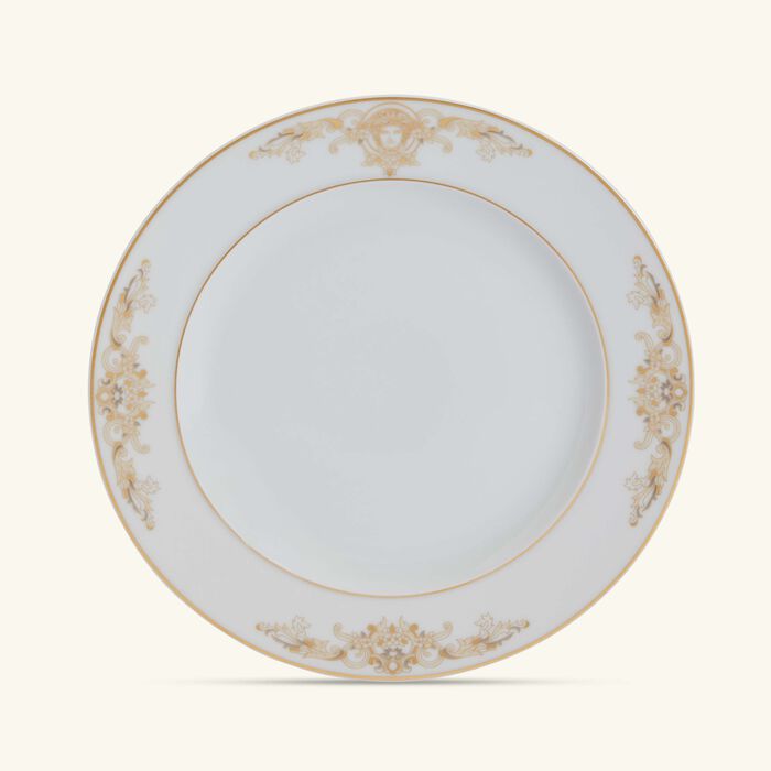 versace medusa gala dessert plate round white 22cm
