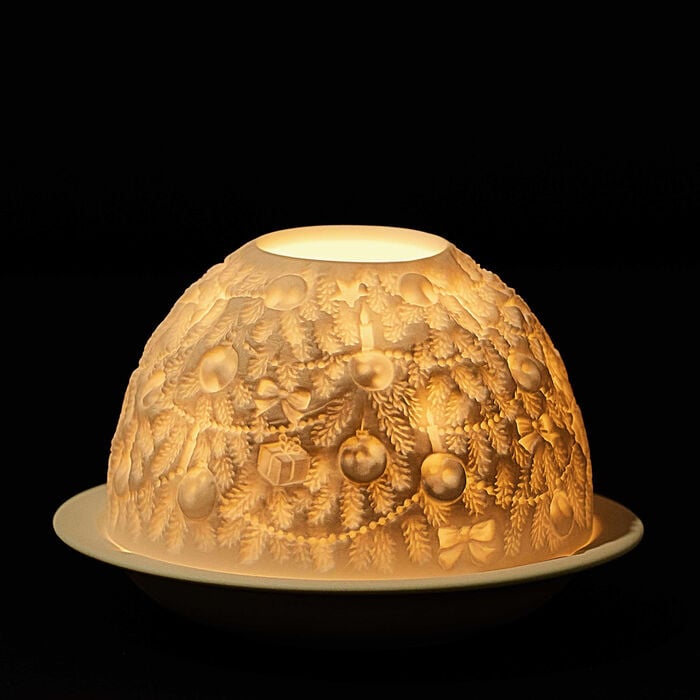 bernardaud christmas tree lithophanie