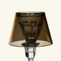 baccarat our fire candle holder gold