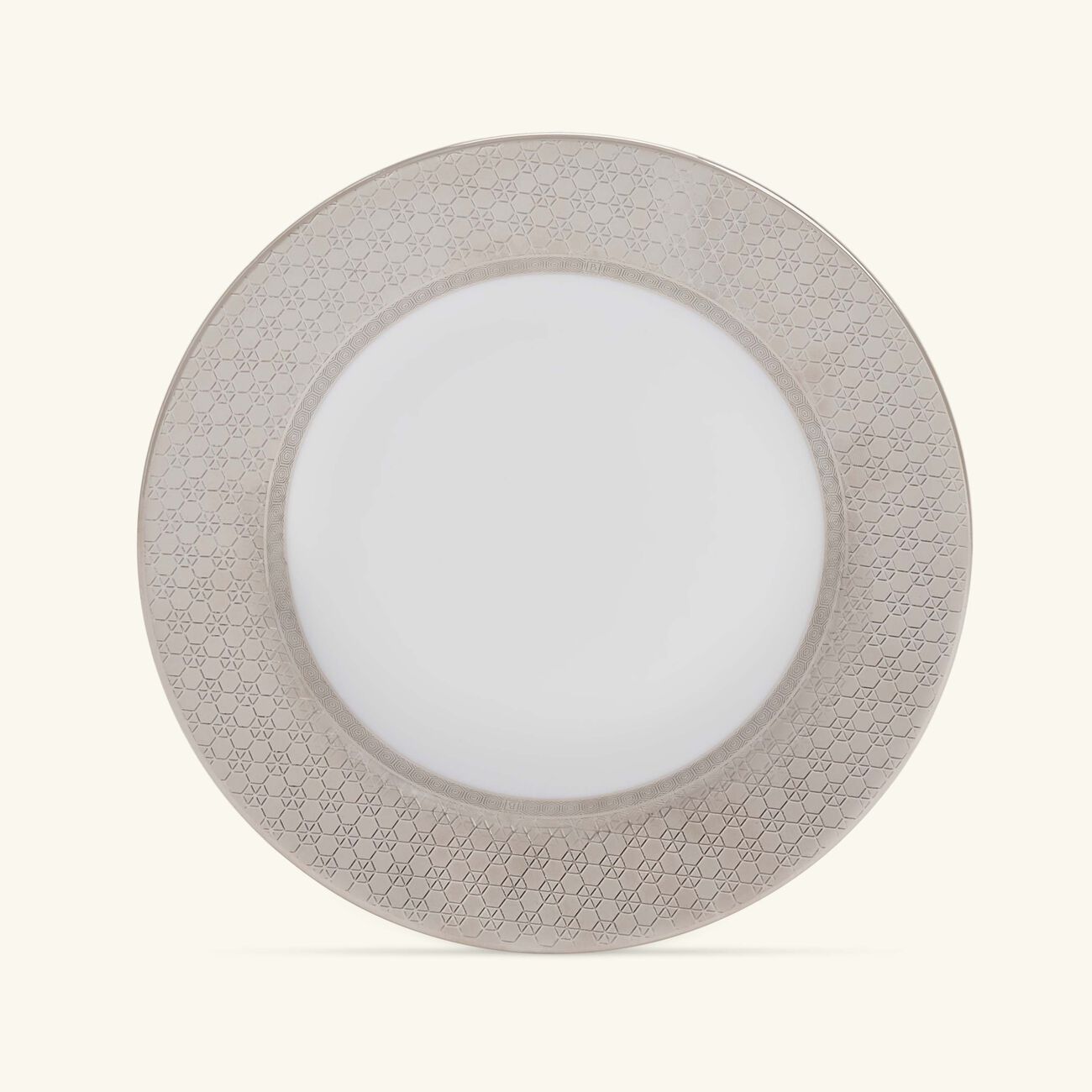 bernardaud divine bread   butter plate round silver 16cm