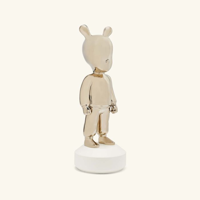 lladro the guest sculpture large silver