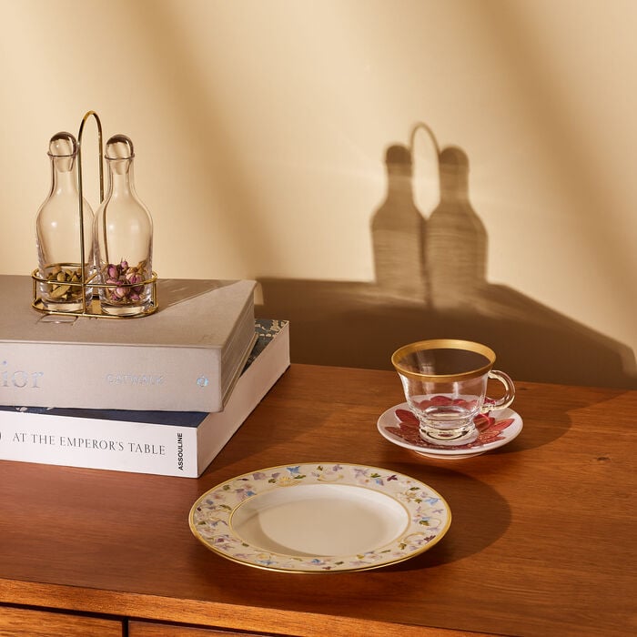 villari taormina dessert plate white 21cm