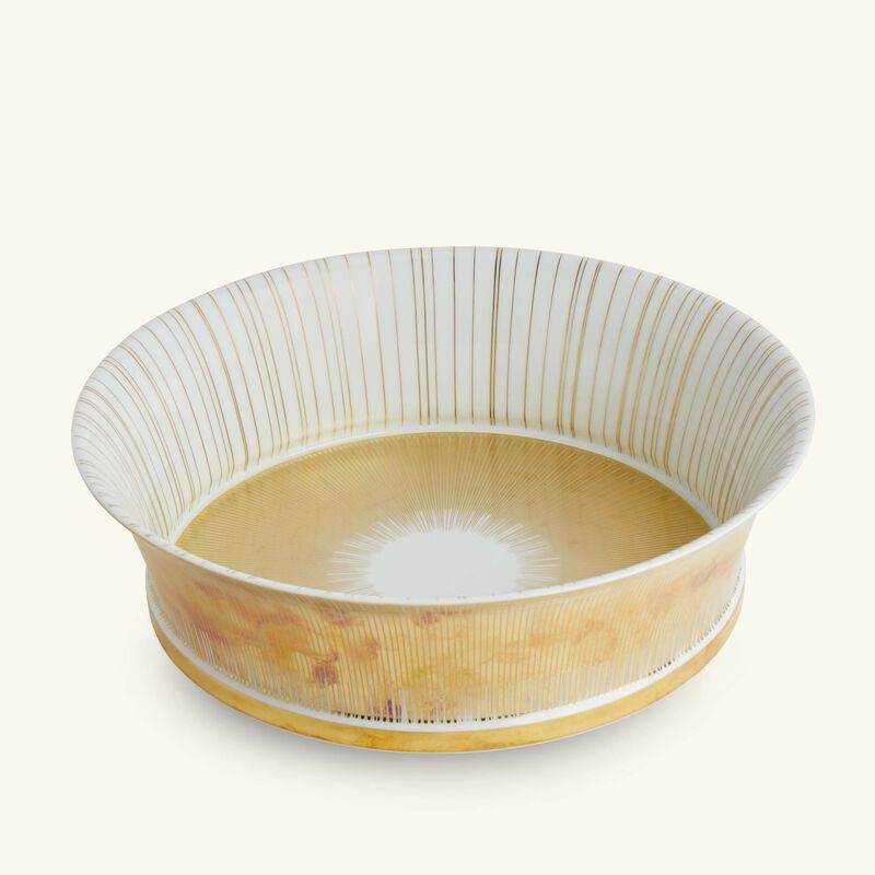 bernardaud sol serving bowl gold 32cm