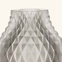 ruckl heroine coco vase round large clear