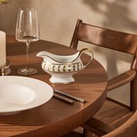 bernardaud constance gravy boat green