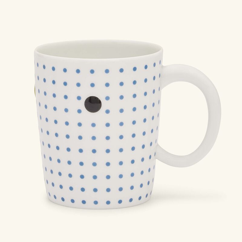 bernardaud knossos paros mug blue