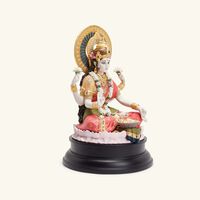 Goddess Lakshmi Sculpture Large Red lladro goddess lakshmi sculpture large red