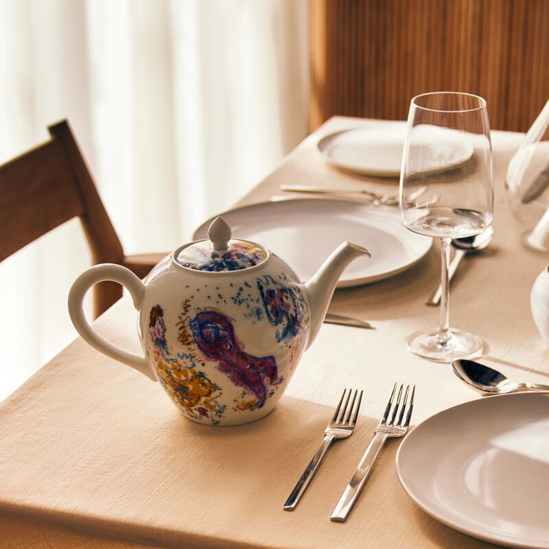 Chagall Bouquet De Fleurs Tea Pot bernardaud chagall bouquet de fleurs tea pot