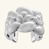 Babylone Cuff Bracelet Sterling Silver Size 2 christofle babylone cuff bracelet sterling silver size 2