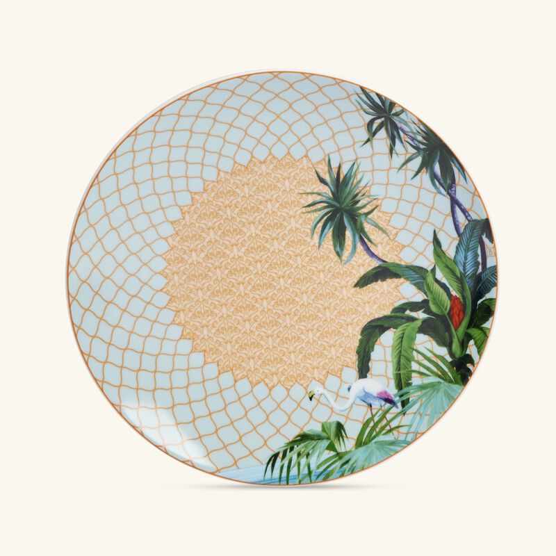 Tropiques Salad Plate Round Blue 21cm bernardaud tropiques salad plate round blue 21cm