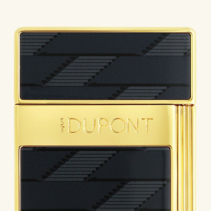 Biggy Monogram 1872 Lighter Black st dupont biggy monogram 1872 lighter black
