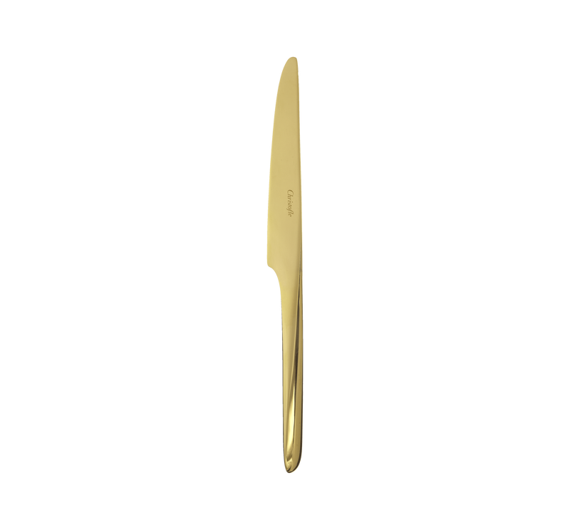 L'Ame De Christofle Gold Dessert Knife, large