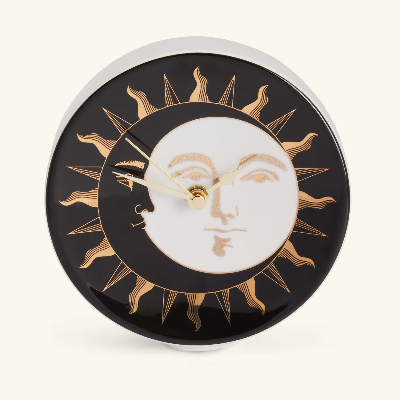 Giorno e Notte Desk Clock Black fornasetti giorno e notte desk clock black