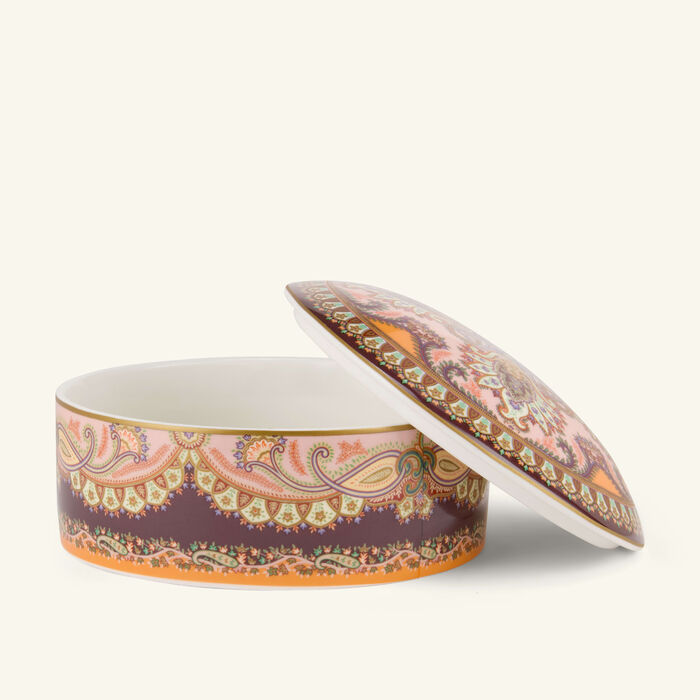 etro thistle jewelry box pink