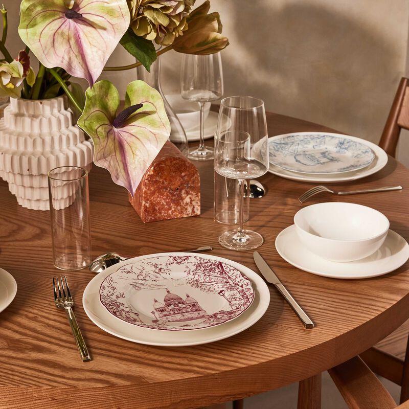 bernardaud tout paris salad plate round 21cm set of 6