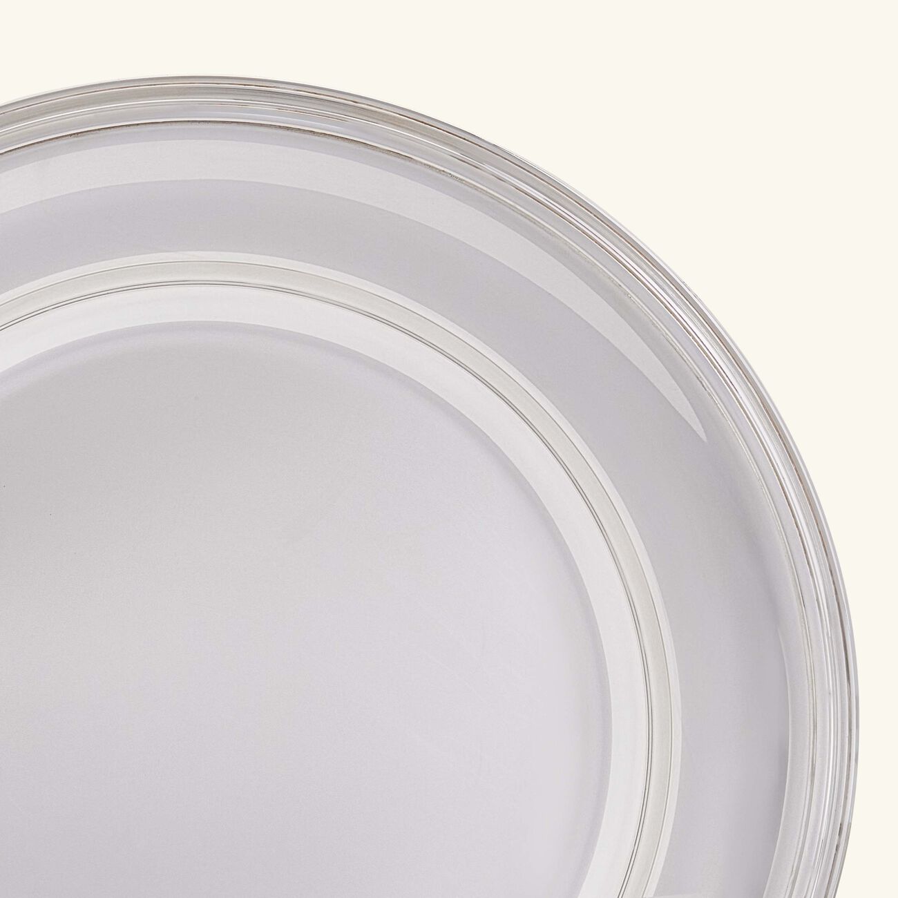 christofle albi serving platter round silver plated 40cm