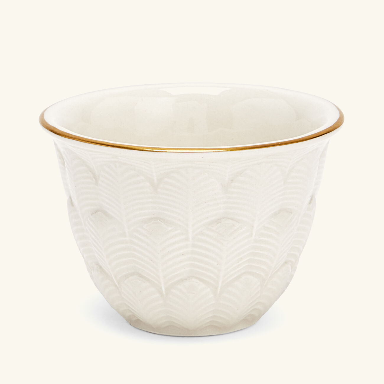villari peacock arabic coffee cup white