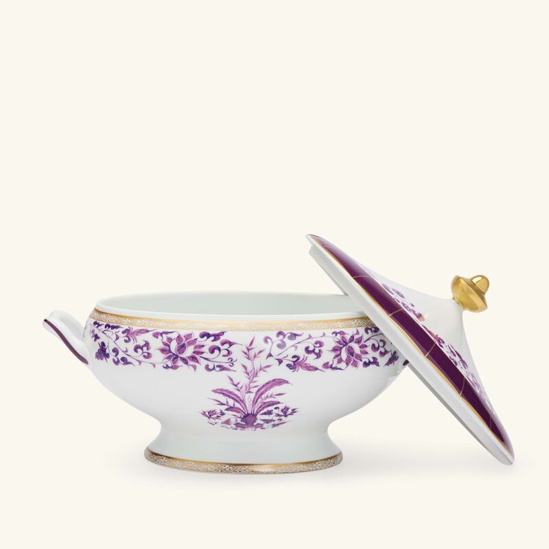 Prunus Soup Tureen Purple bernardaud prunus soup tureen purple