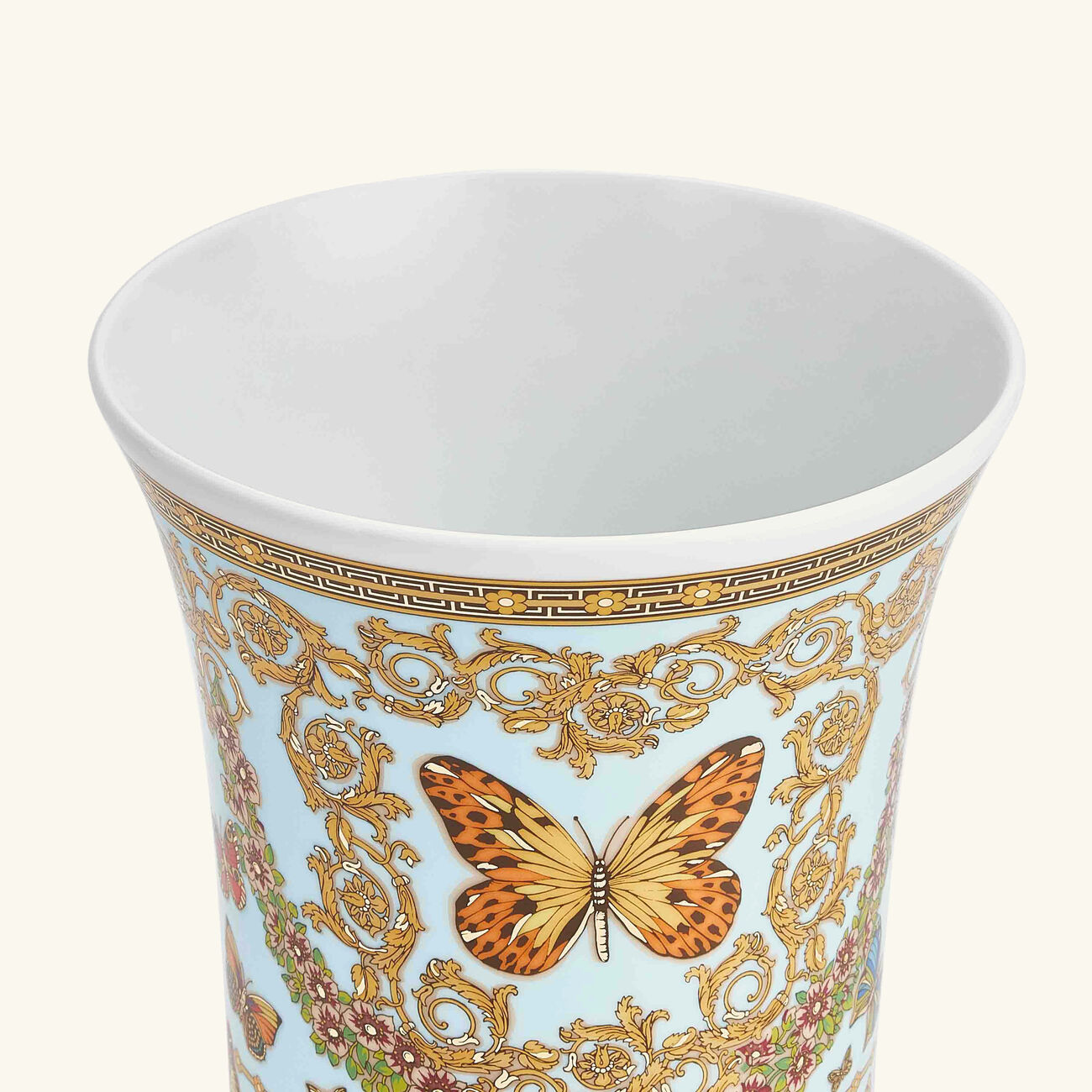 le jardin de versace vase small blue