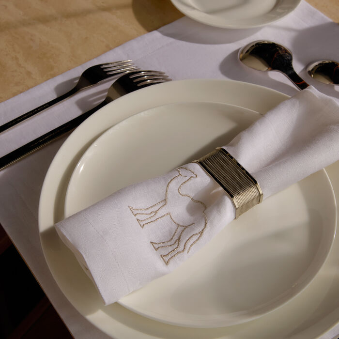 catherine denoual camel napkin white