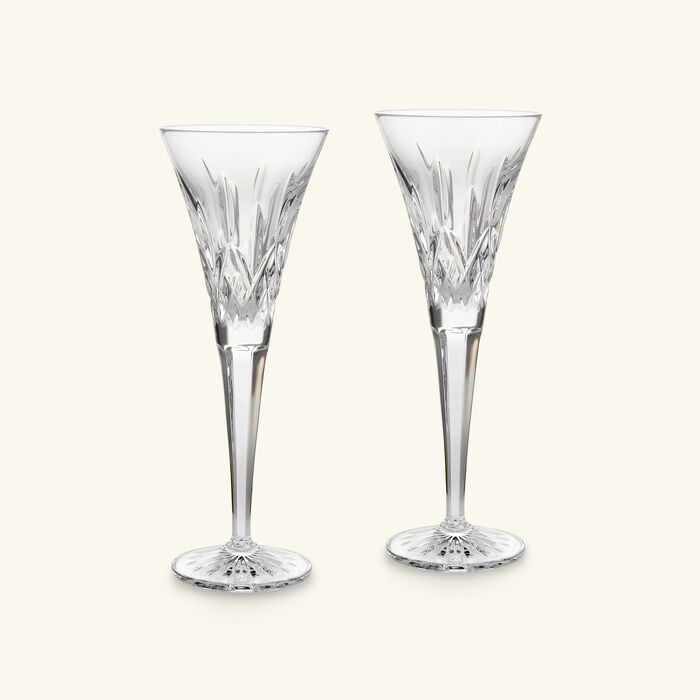 Lismore Champagne Glass Clear Set Of 2 waterford lismore champagne glass clear set of 2