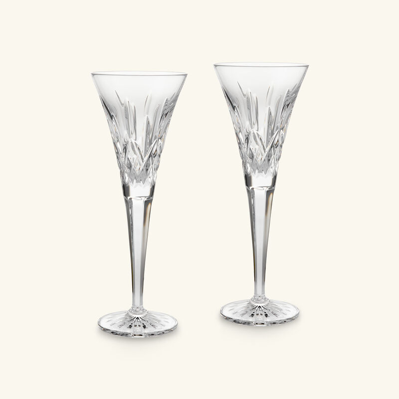 Lismore Champagne Glass Clear Set Of 2 waterford lismore champagne glass clear set of 2