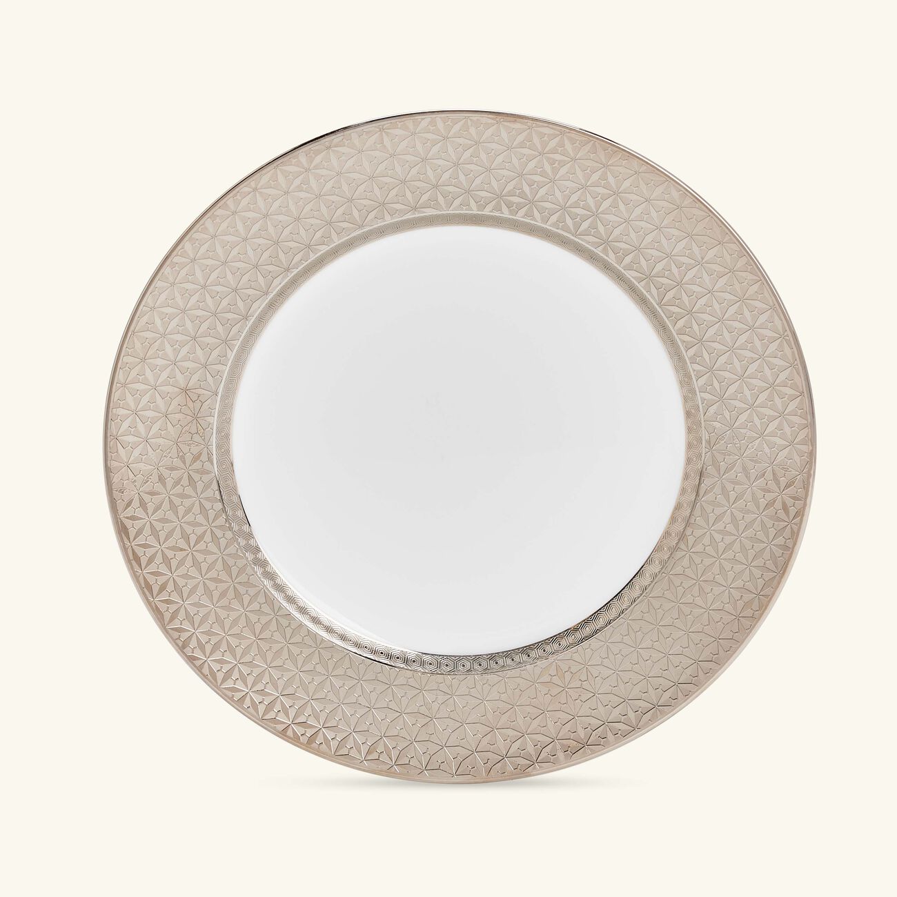 Divine Dinner Plate Round Silver 26cm bernardaud divine dinner plate round silver 26cm