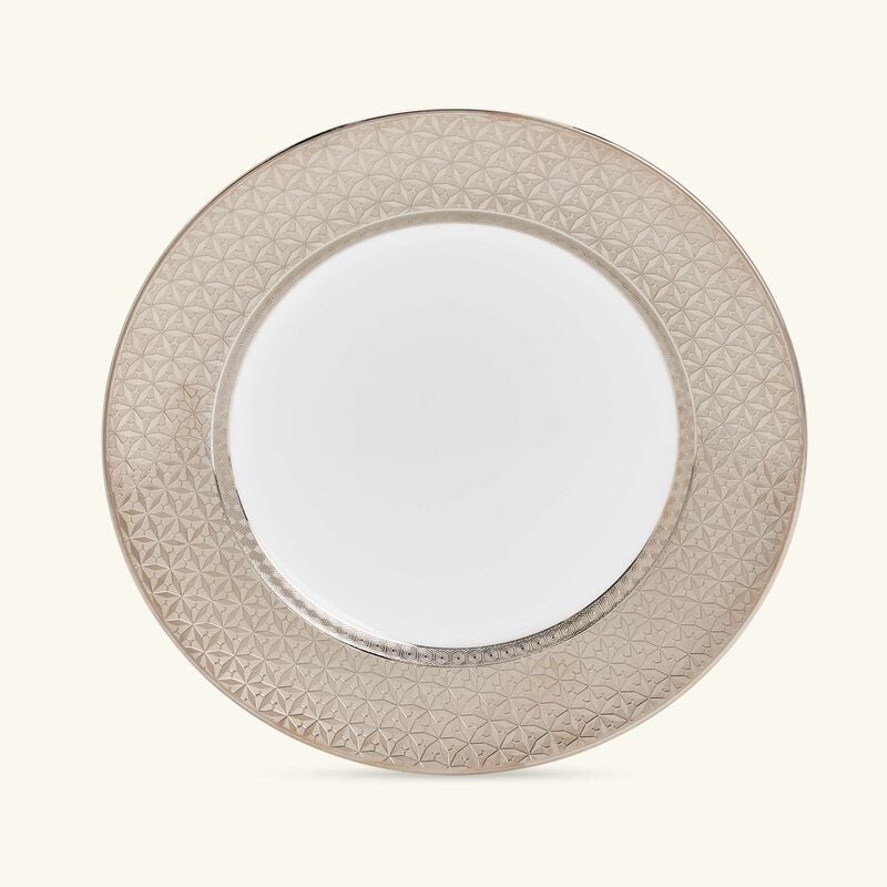 Divine Dinner Plate Round Silver 26cm bernardaud divine dinner plate round silver 26cm