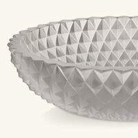 روكل الوعاء التزييني هيروين كوكو من الكريستال الشفاف