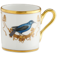 Espresso Cup Volière Grimpereau Bleu, small
