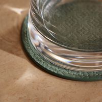 جيوبانيارا قواعد الأكواب إيلي صعب مونوغرام أجاتا باللون الأخضر  طقم مؤلف من قطعتين