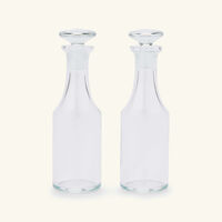 christofle malmaison oil   vinegar cruet silver plated