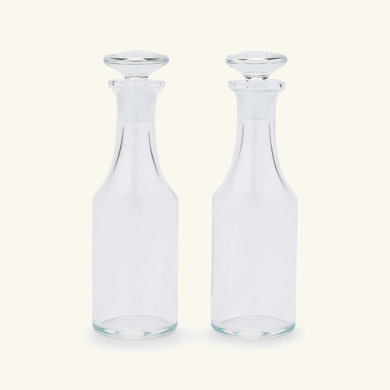 christofle malmaison oil   vinegar cruet silver plated