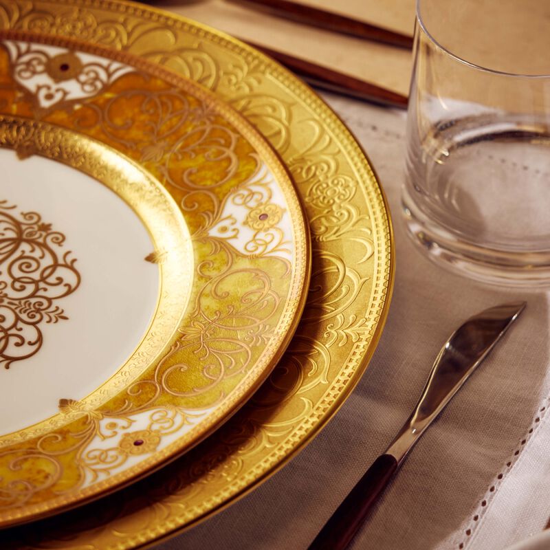 Splendid Dinner Plate Round Gold 26cm bernardaud splendid dinner plate round gold 26cm