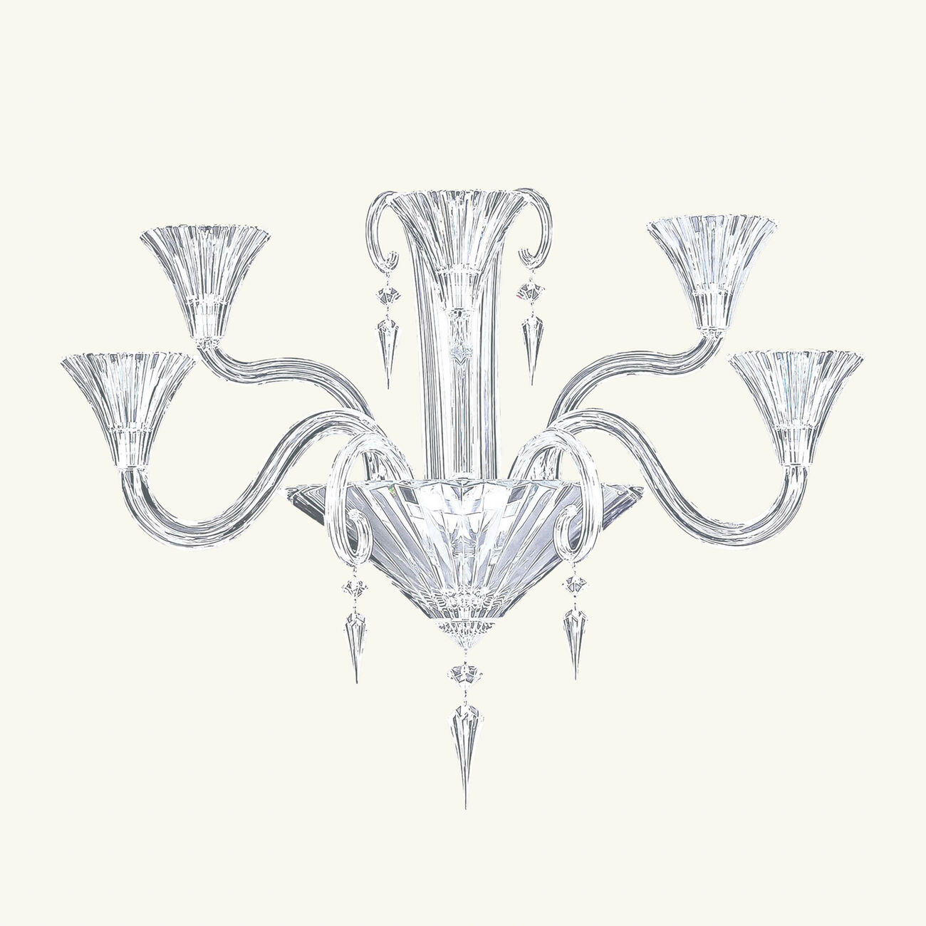 Mille Nuits Applique Wall Light 5 Lights baccarat mille nuits applique wall light 5 lights