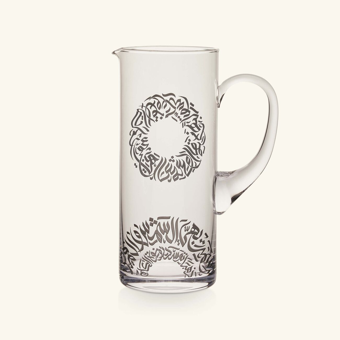 دملاج إبريق المشروبات الباردة قمر بتصميم شفاف