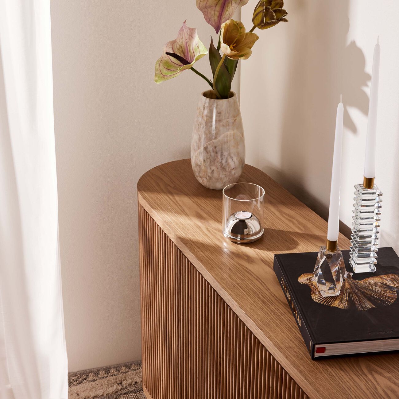 christofle oh de candle holder clear