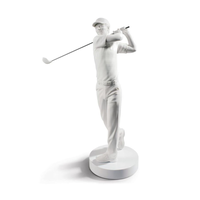 Golf Champion Man Sculpture Large White lladro golf champion man sculpture large white
