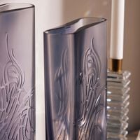 mario cioni   c oval shadow vase small clear