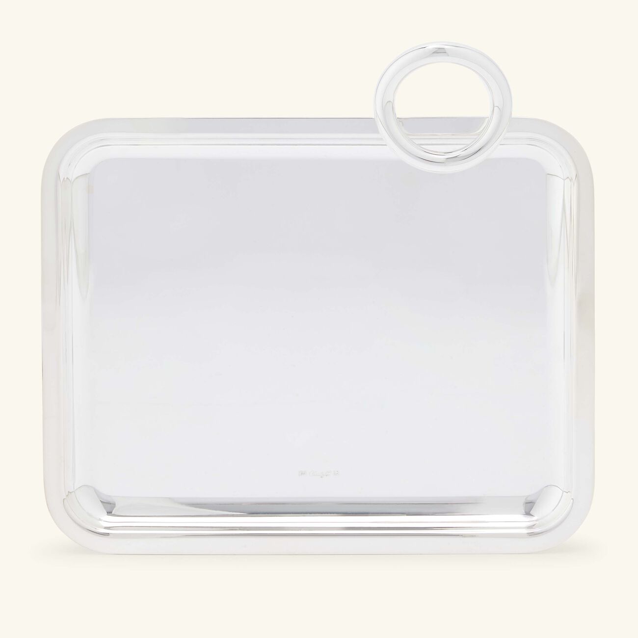 christofle vertigo serving tray rectangular small silver plated