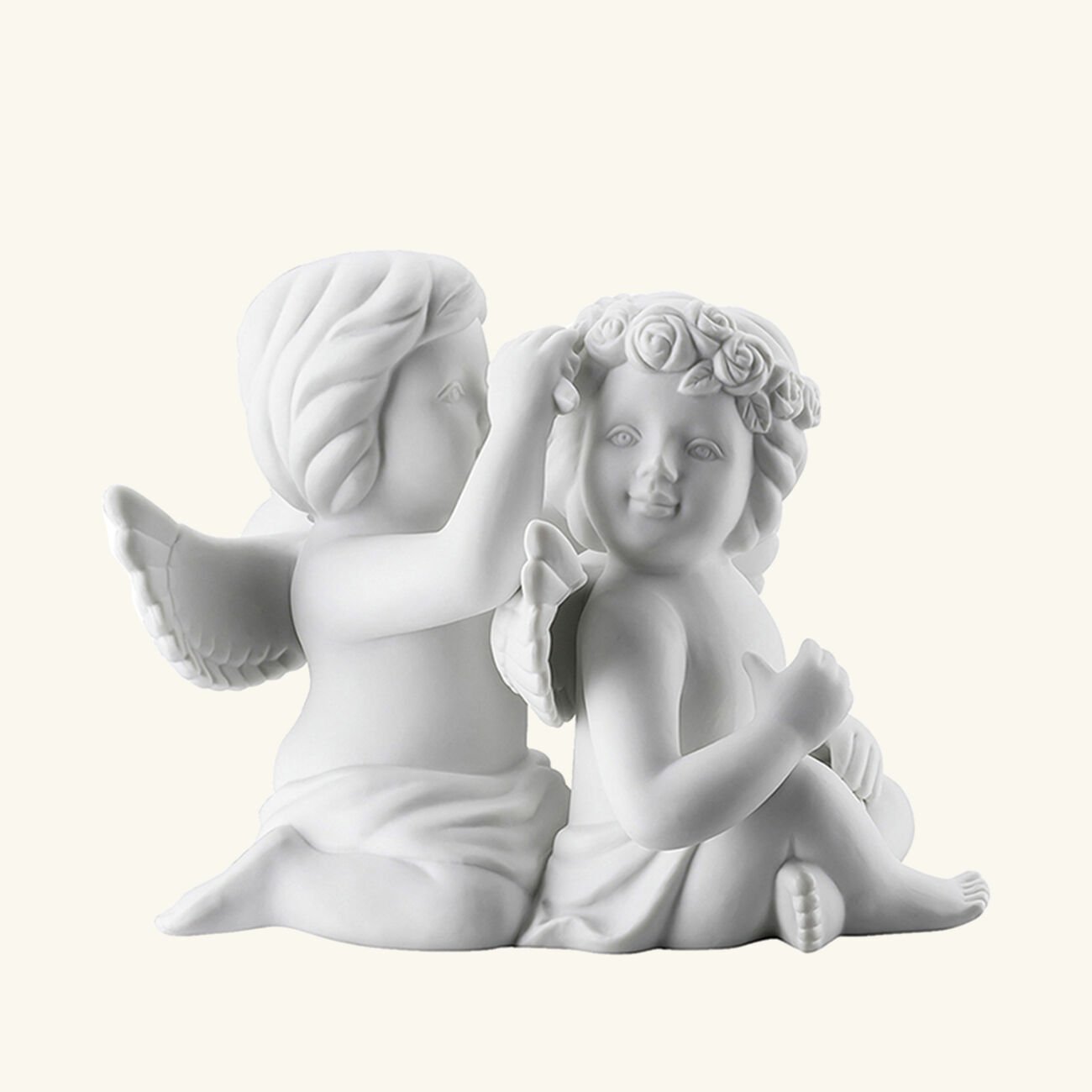 rosenthal weiss matt angel figurine mini white