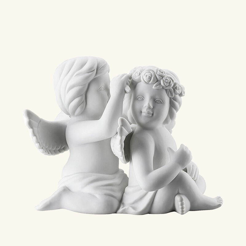 rosenthal weiss matt angel figurine mini white