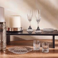 baccarat massena flute champagne glass clear set of 2