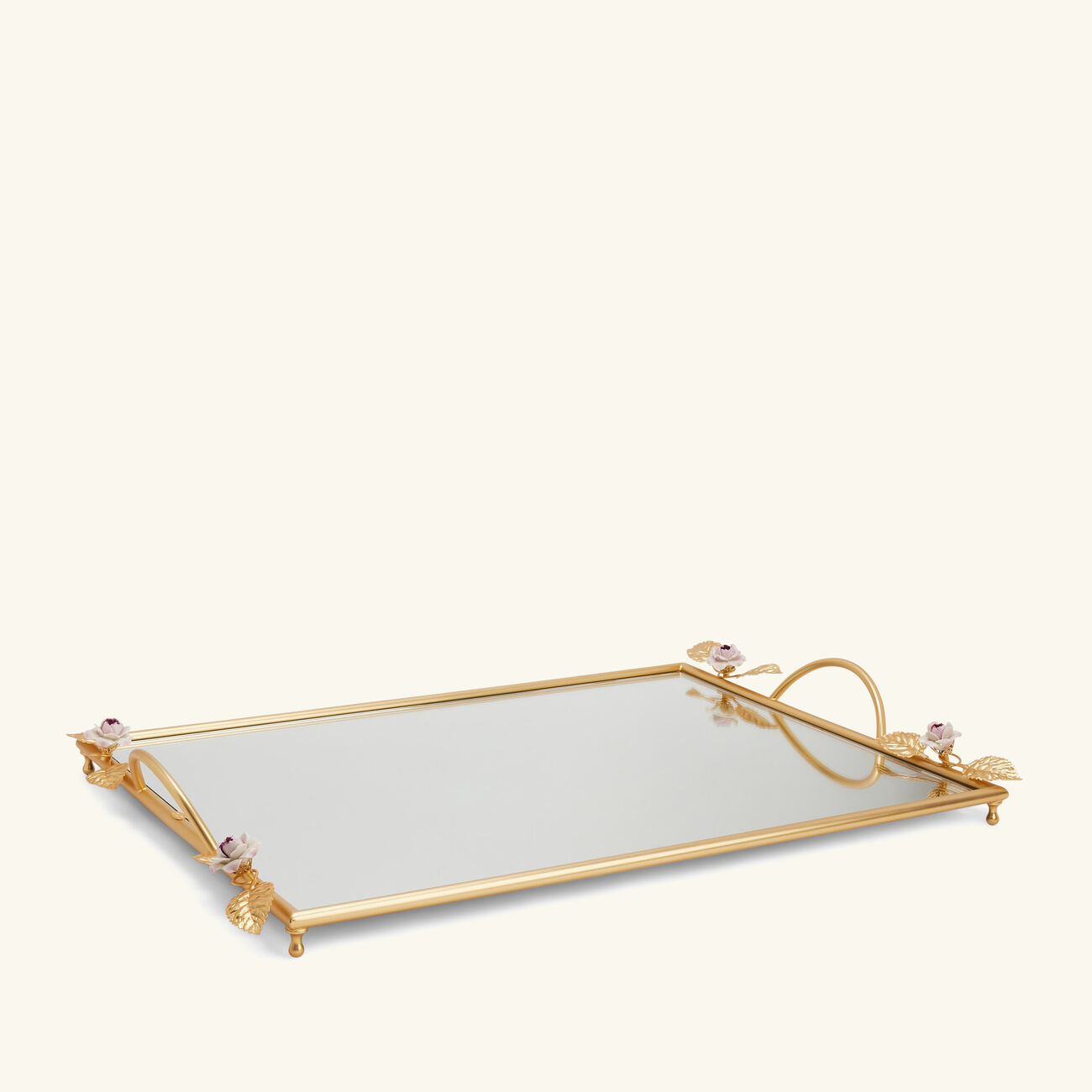 villari marie antoinette tray rectangular extra large gold