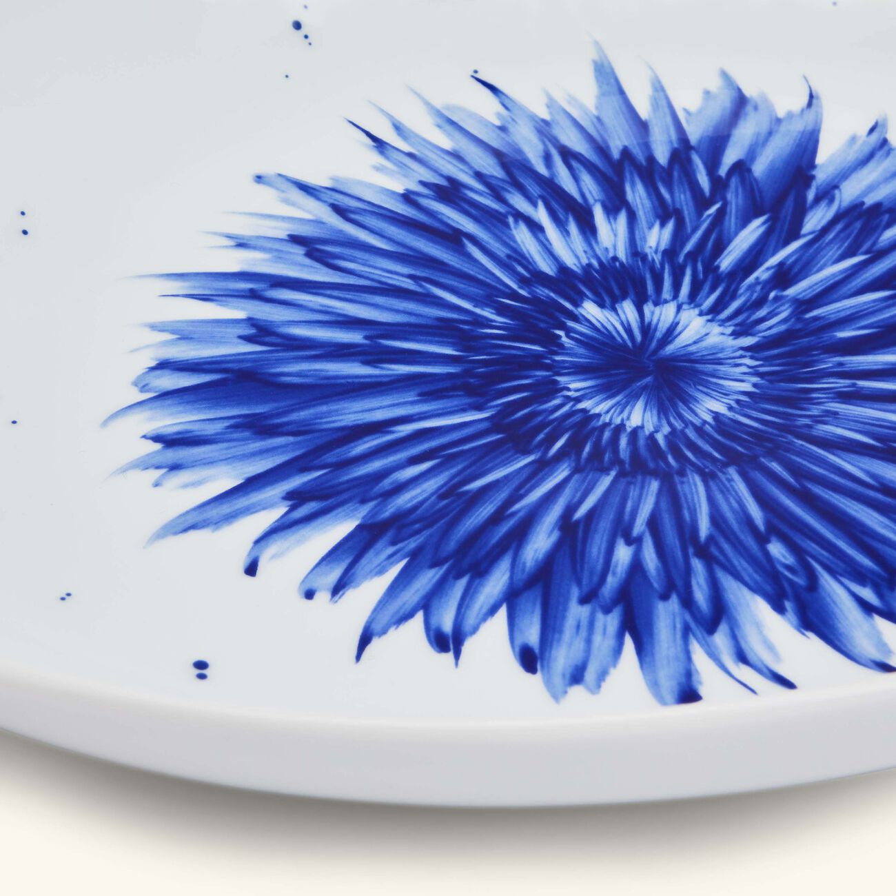 bernardaud in bloom serving platter oval blue 15cm