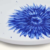 bernardaud in bloom serving platter oval blue 15cm